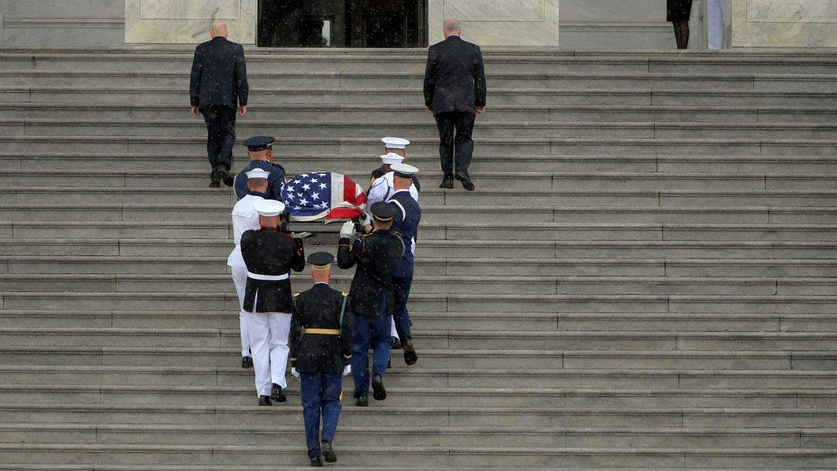 John McCain honoured in Washington