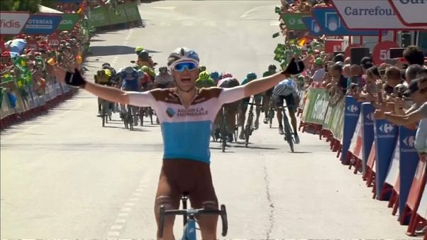 Premio a la valentía para Tony Gallopin en la Vuelta a España Premio a la valentía para Tony Gallopin en la Vuelta a España