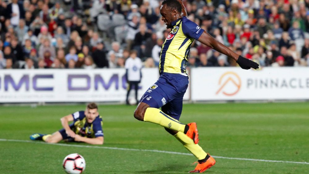 Olympic sprinter Usain Bolt's soccer debut