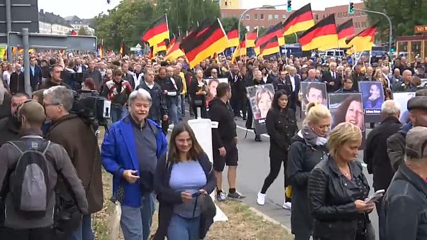 Las tensiones dividen a la ciudad de Chemnitz, al este de Alemania Las tensiones dividen a la ciudad de Chemnitz, al este de Alemania