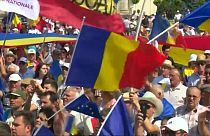 Moldova'da Romanya ile birleşmek için gösteri