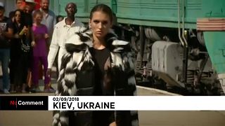 La mode s'invite à la gare centrale de Kiev