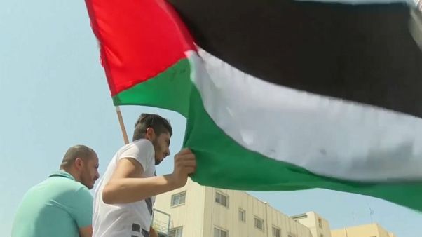Protestos contra fim do financiamento da agência para refugiados palestinianos da parte dos EUA Protestos contra fim do financiamento da agência para refugiados palestinianos da parte dos EUA