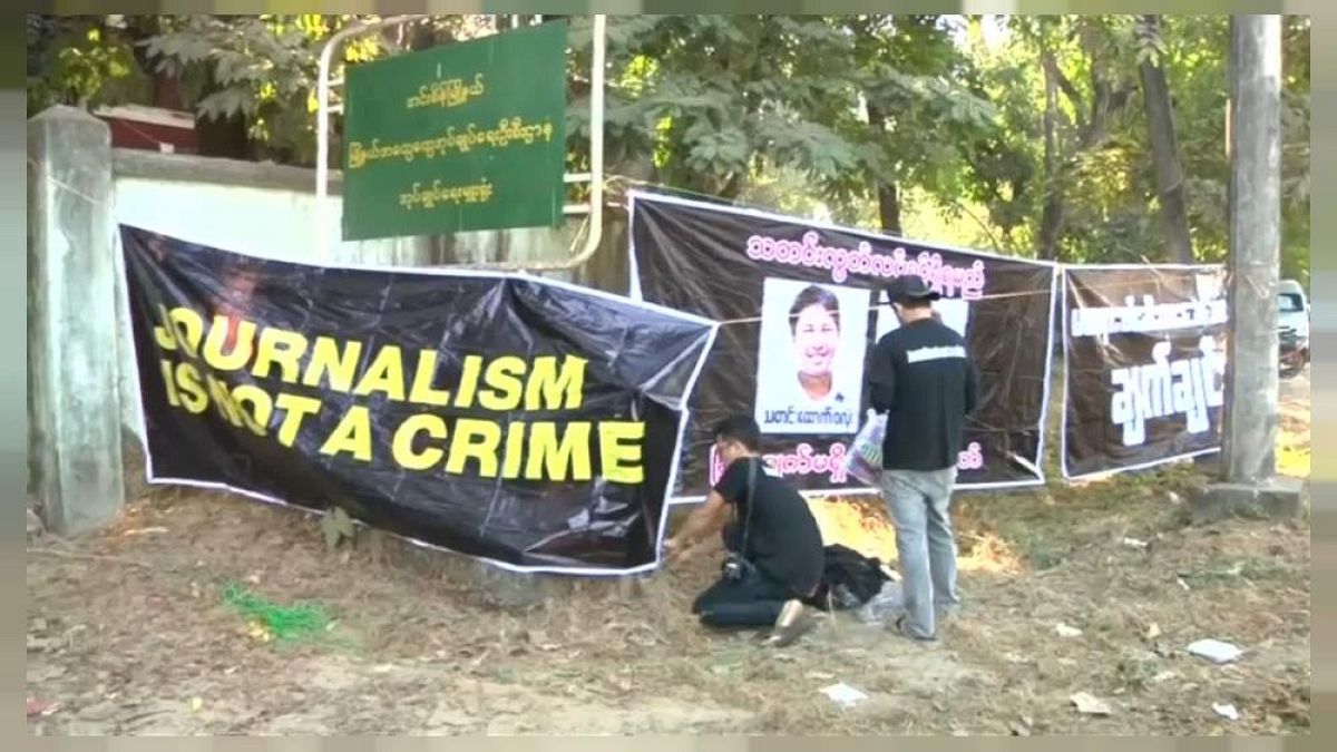 Calls for Myanmar to release convicted journalists