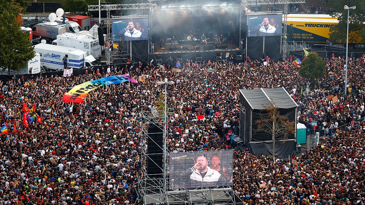 شرکت هزاران آلمانی در کنسرت علیه راست‌ افراطی