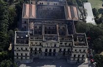 As ruínas do Palácio de São Cristóvão, a "casa" do Museu Nacional do Brasil