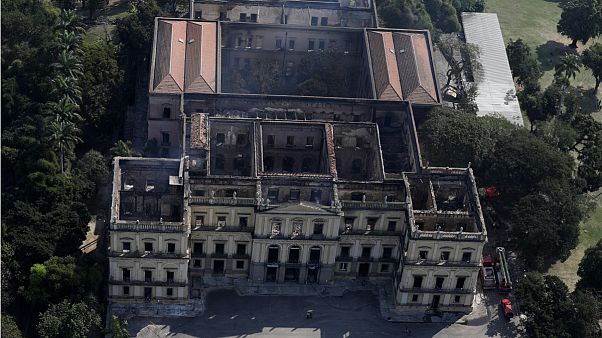 As ruínas do Palácio de São Cristóvão, a "casa" do Museu Nacional do Brasil As ruínas do Palácio de São Cristóvão, a "casa" do Museu Nacional do Brasil