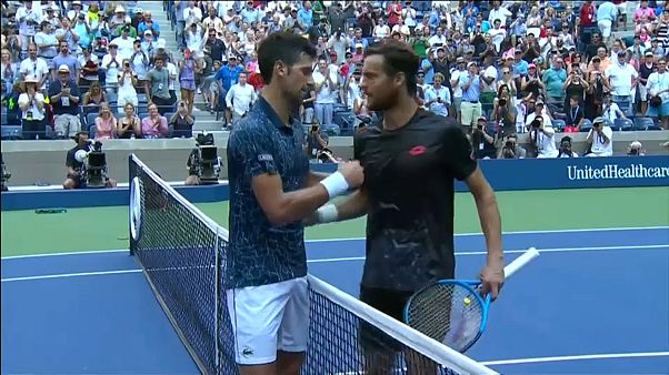 Open dos EUA: Djokovic elimina Sousa Open dos EUA: Djokovic elimina Sousa