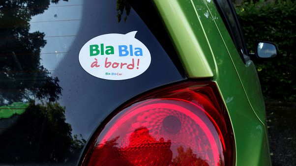 Voiture d'un utilisateur de BlablaCar, application de co-voiturage Voiture d'un utilisateur de BlablaCar, application de co-voiturage
