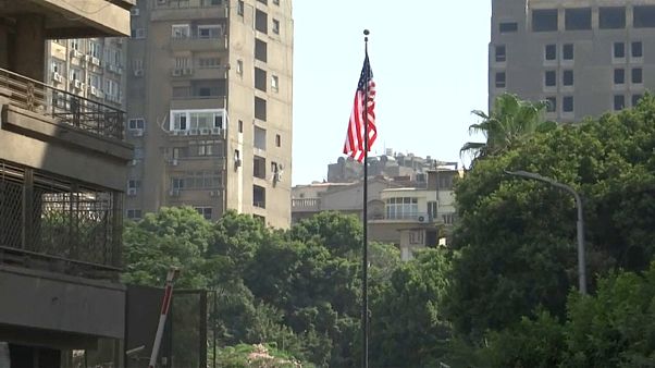 Explosão perto da embaixada dos EUA no Cairo Explosão perto da embaixada dos EUA no Cairo