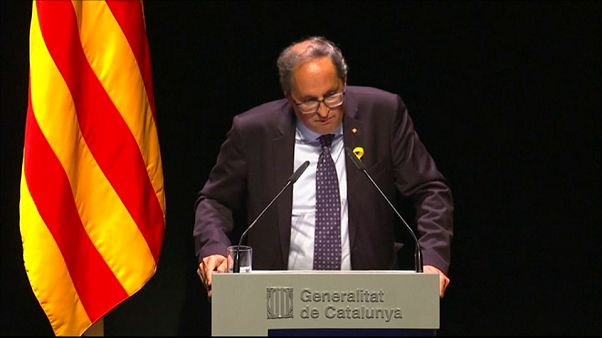 Quim Torra quiere pactar un referéndum de autodeterminación vinculante Quim Torra quiere pactar un referéndum de autodeterminación vinculante