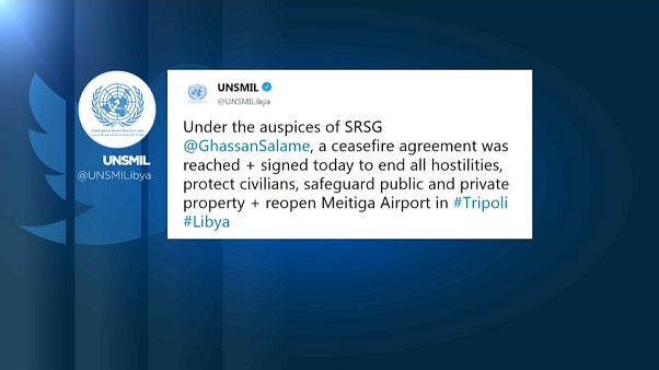 Libia, l'Onu annuncia: "Accordo per il cessate-il-fuoco a Tripoli" Libia, l'Onu annuncia: "Accordo per il cessate-il-fuoco a Tripoli"