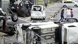 Footage shows devastation from Japan's worst storm in a generation