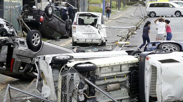 Imágenes revelan el desastre que dejó la peor tormenta de Japón en los últimos 25 años Imágenes revelan el desastre que dejó la peor tormenta de Japón en los últimos 25 años
