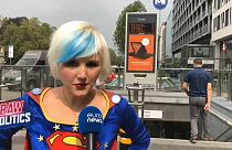 What's Supergirl doing in Brussels?