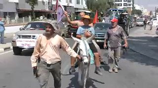 Κατεχόμενα: Επεισόδια σε συλλαλητήριο αγροτών έξω από το «υπουργείο» Γεωργίας