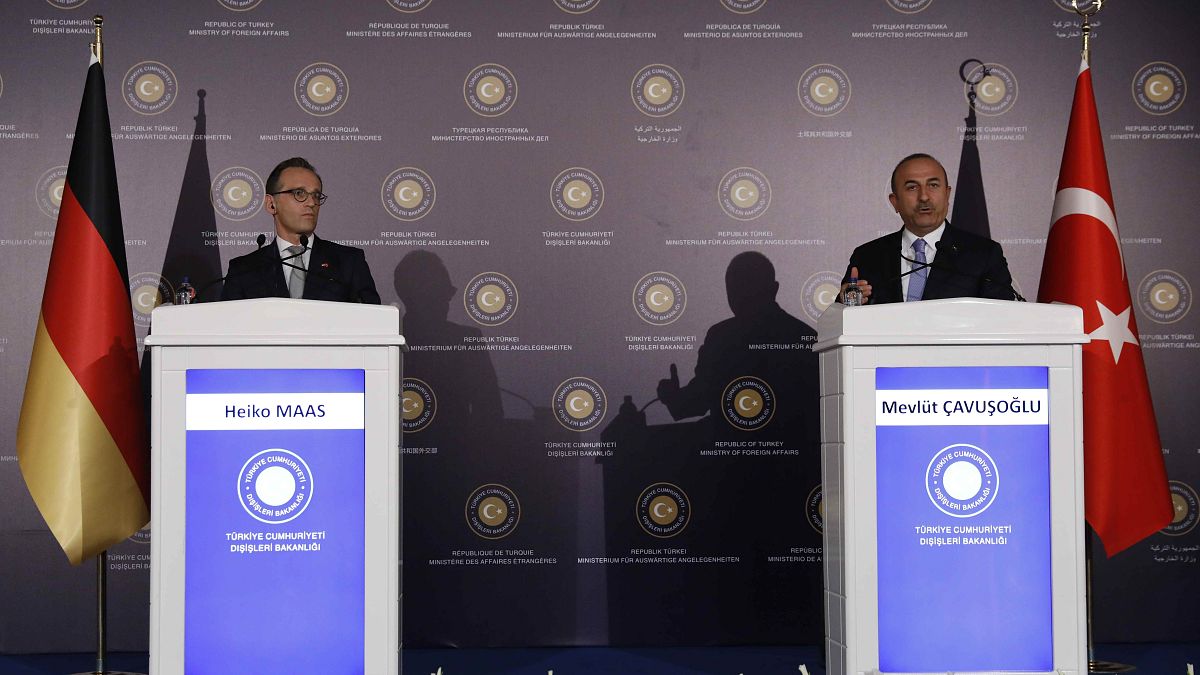 Almanya Dışişleri Bakanı Maas ve Türkiye Dışişleri Bakanı Çavuşoğlu