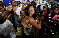 المئات في الهند يحتفلون بإلغاء قانون تجريم المثلية الجنسية