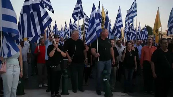 Mecsetépítés ellen tüntettek Athénban Mecsetépítés ellen tüntettek Athénban