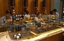 Giant Starbucks cafe in Milan, Italy