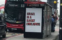 Posters claiming 'Israel is a racist endeavour' spring up around London