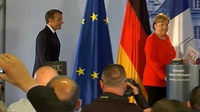 Under-pressure French and German leaders meeting in Marseille
