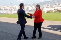 Européennes : Macron et Merkel scellent leur alliance à Marseille