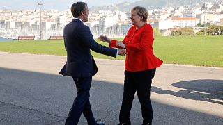 Européennes : Macron et Merkel scellent leur alliance à Marseille