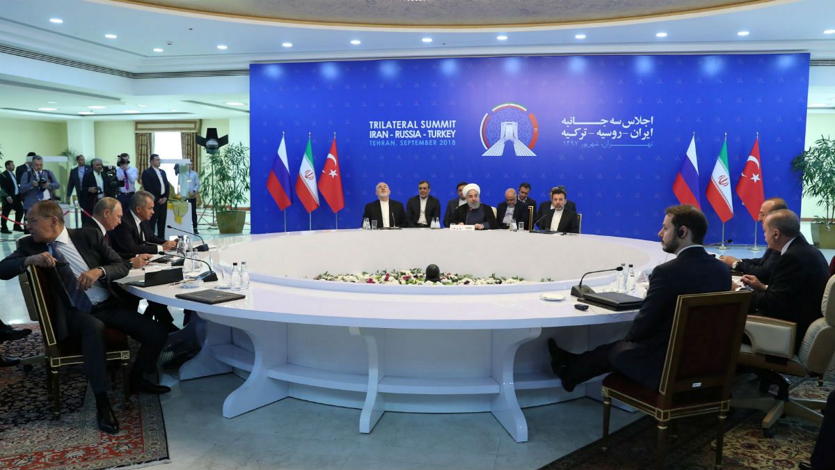 Putin  Russia, Rouhani  Iran and Erdogan Turkey meet in Tehran