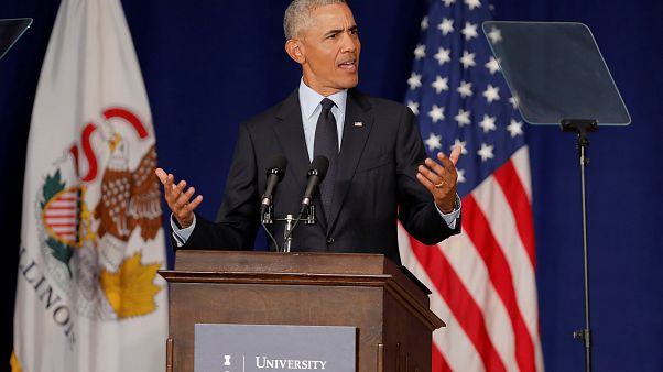 Obama: Trump demokrasi için bir tehdit Obama: Trump demokrasi için bir tehdit