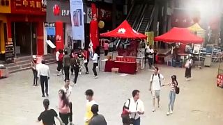 شاهد: كاميرات المراقبة ترصد لحظات وقوع زلزال مويانغ هاني في الصين