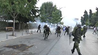 Namensstreit um Mazedonien - Proteste in Thessaloniki