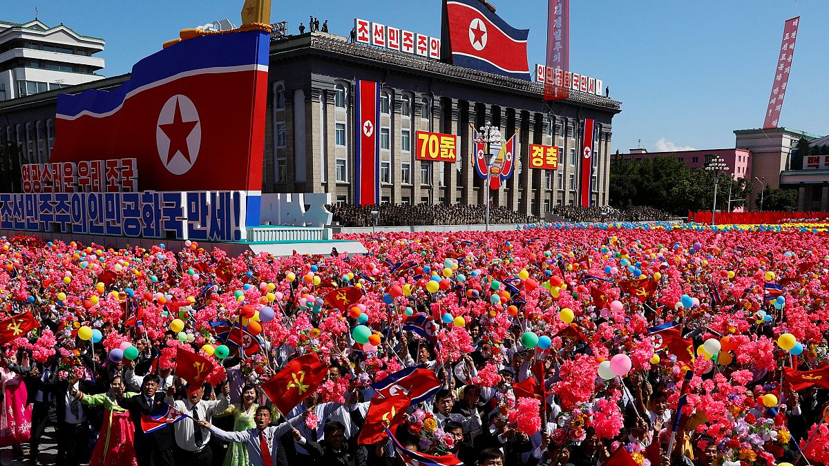 Coreia do Norte festeja 70º aniversário da fundação do país 