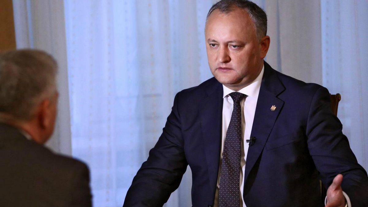 Moldova Cumhurbaşkanı Igor Dodon kaza geçirdi