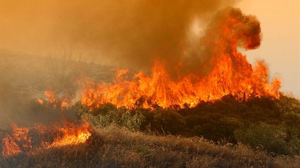 Σε ύφεση η πυρκαγιά στη Σάμο Σε ύφεση η πυρκαγιά στη Σάμο