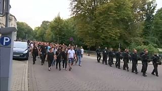 Διαδηλώσεις κατά των μεταναστών στο Κότχεν της Γερμανίας