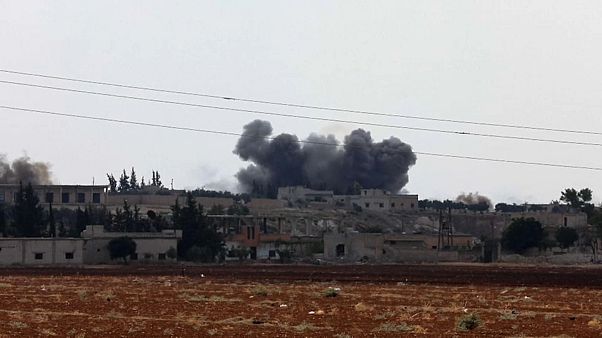 Bombenangriffe auf Idlib Bombenangriffe auf Idlib