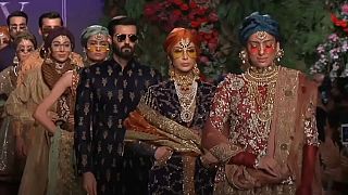 Bridal fashion on display in Pakistan