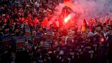 Right-wingers protest in Chemnitz, Germany, August 27.