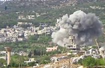 بمباران شهر بدامه در استان ادلب سوریه، ۲۷ سپتامبر ۲۰۱۷