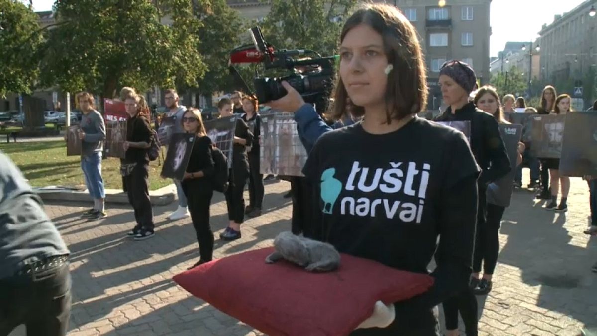 Litauen: Protest für Anti-Pelz-Gesetz