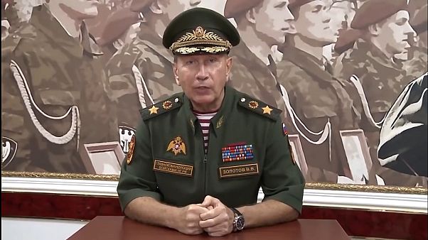 Скриншот видеообращения директора Росгвардии Скриншот видеообращения директора Росгвардии