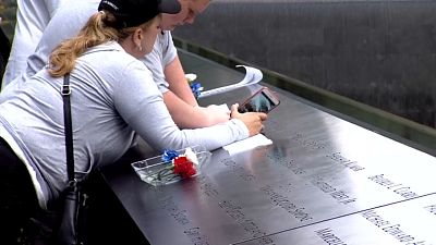 Watch: people pay their respects on 9/11 anniversary