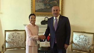 Tırnaklarıyla dikkat çeken Japonya Prensesi Akiko Mikasa Türkiye'de