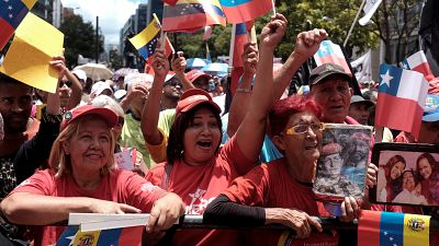 Venezuela'da ABD'ye karşı darbe protestosu