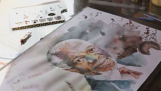 Кофи Аннан в стиле граффити