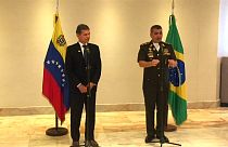 Ministros da Defesa do Brasil e da Venezuela reunidos em Puerto Ordaz