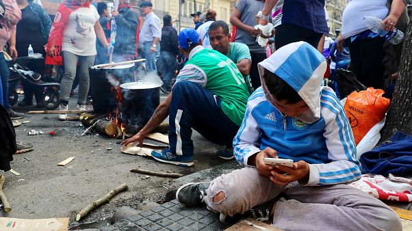 Argentinien "kurz vor dem Kollaps": Proteste gegen Sparpolitik Argentinien "kurz vor dem Kollaps": Proteste gegen Sparpolitik