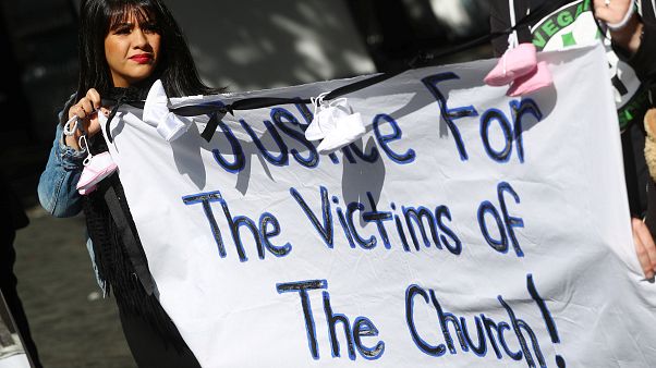 Protesta contra los abusos sexuales en la Iglesia católica en Dublín Protesta contra los abusos sexuales en la Iglesia católica en Dublín