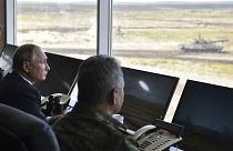 Ο Βλαντιμίρ Πούτιν στην άσκηση Vostok 2018